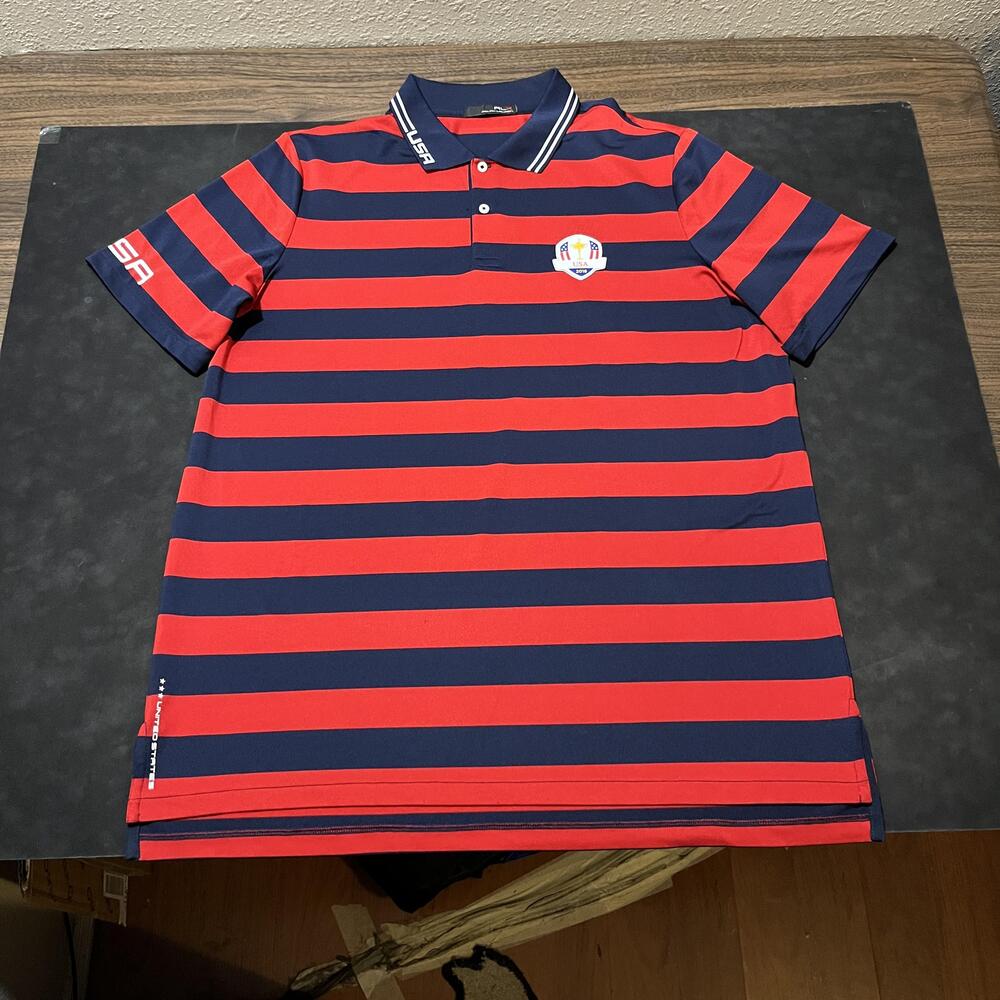 USA Ryder Cup Shirt Polo Mens XL Vintage Golf Ralph Lauren American Team Event